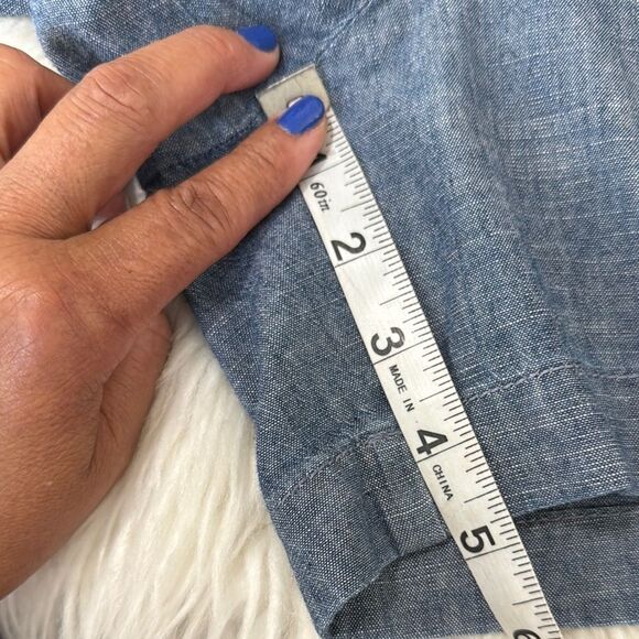 J. Crew Women's Blue Shorts Size 10 - Picture 6 of 9